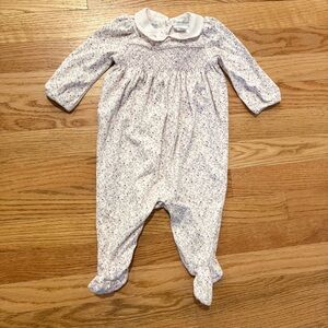 Ralph Lauren Floral Kids Snap Footie 6m